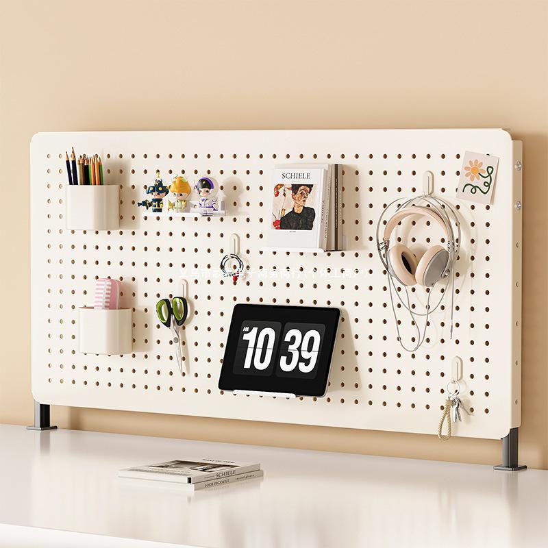 Pegboard Bookshelf Desktop Organizer for Dorm & Home
