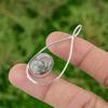 Oval Natural Orthocreas Fossil 925 Sterling Silver Engagement Pendant Jewelry