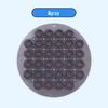 30cm TPE Foot Pad: Multifunctional Back Scrubber with Suction Cup and Long Bristle Brush