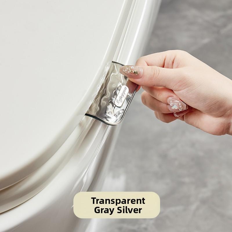Handy Toilet Lid Lifter Batoom Toilet Cover Lift Tool Dirt-Free Plastic Household Cleaning Tool for Easy Toilet Cleaning