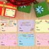 Happy Birthday Gift Tags Colorful Name Tags Stickers Party Favors Packages Seals Christmas Gift Box Bag Packaging Labels