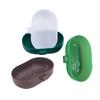 Portable Parrot Bathtub Oval Bird Wash Shower Box Bird Water Food Feeder  for Cleaning and Feeding