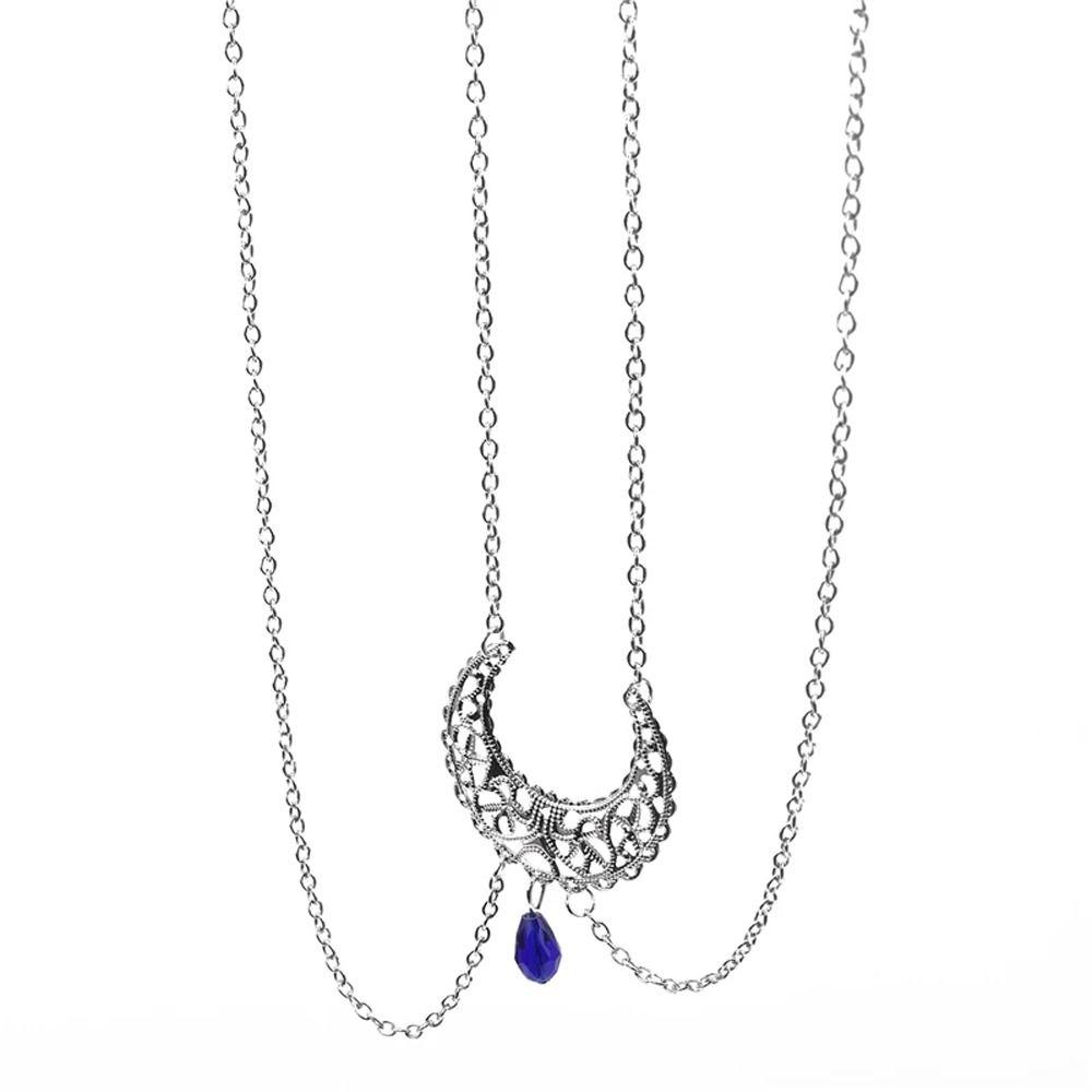 Chain Hollow Moon Wedding Headbands Bohemia Headbands Women Head Chain Crystal Forehead Chain