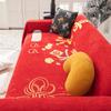 Festive Non-Slip Sofa Cover Towel Four Seasons Universal Chenille New Year Sofa Cover Wedding Sofa Cover