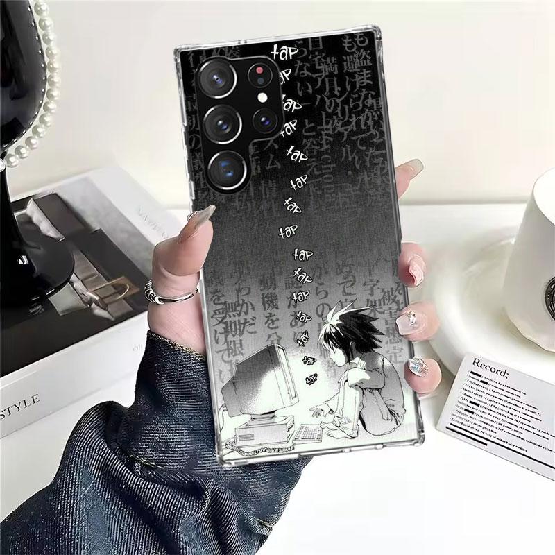 N-Note D-Death L Lawliet Soft Phone Case For Samsung Galaxy S22 S23 S24 S25 Edge S26 Ultra S20 FE S21 Plus + Fundas Coque Galaxy
