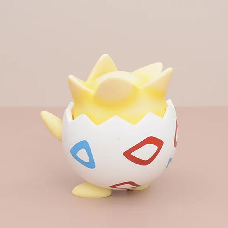 Cute Anime Happy Togepi Action Figures Car Desktop Ornament Model Doll Young Boys And Girls Toys Surprise Present Collectible