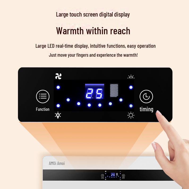 Xiaxin Wall-Mounted 3000W High-Power Heater: Waterproof, Energy-Saving, Fast Heating for Home and Bath