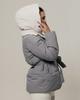 Jacket with Belt HAIZIYUAN 824 M Gray-milk