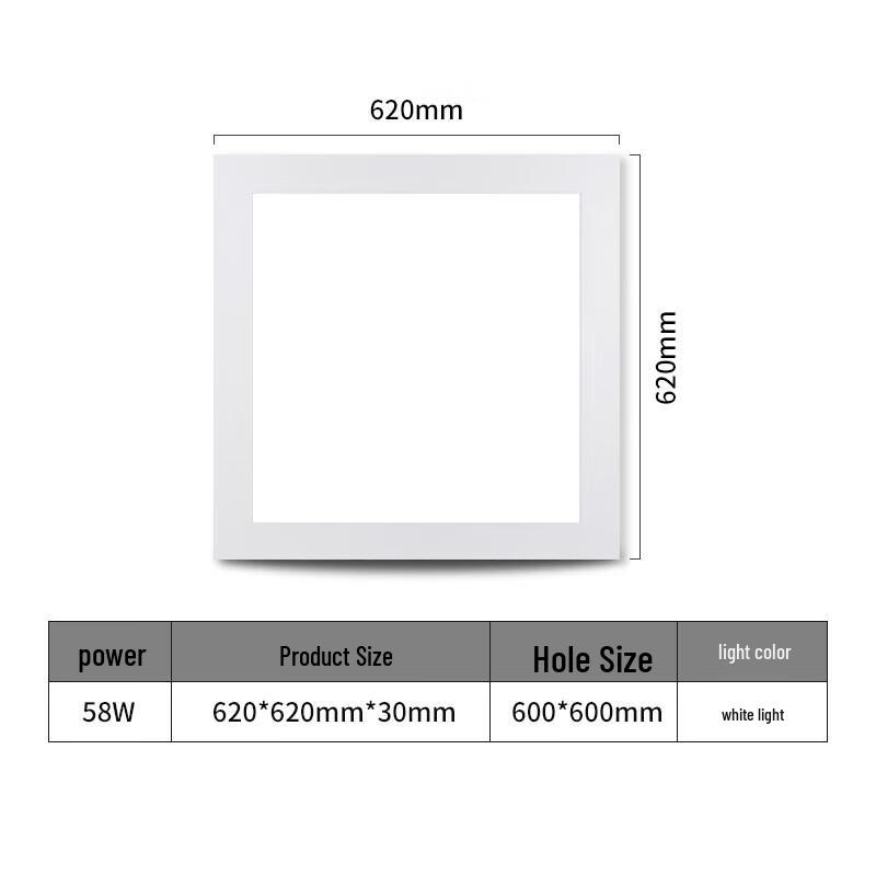 Jutou LED Embedded Office Panel Light