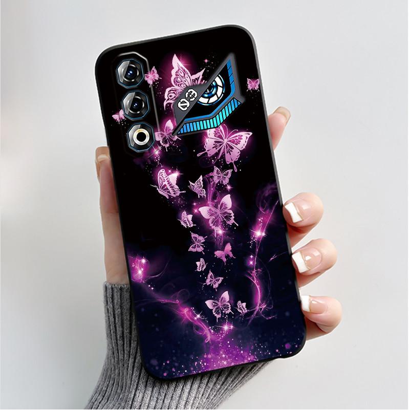 For ZTE Nubia Neo 3 Neo3 GT 5G Case Z2465N Shockproof Silicone TPU Butterfly Flower Back Cover For Nubia Neo 3GT Soft Phone Case