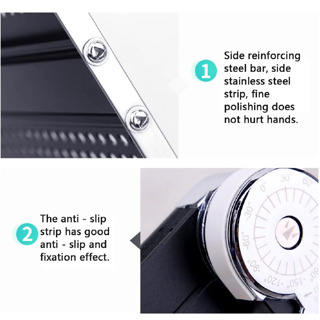 Portable Notebook Suitable With Cooling Fan Adjustable 360 Degree Folding Laptop Desk Table Stand Tray for Bed And Sofa