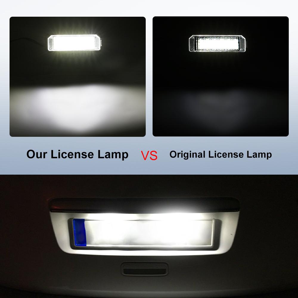 Super Bright License Plate Light For VW Passat CC LED Waterproof License Plate Light For VW Golf 5 6 Waterproof Car Accessories