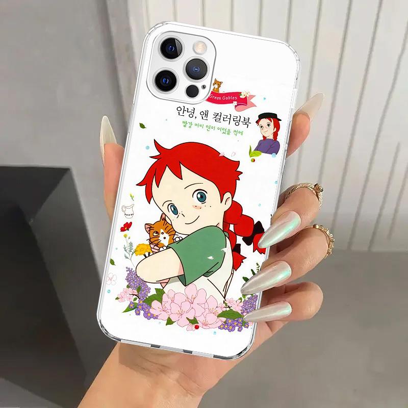 A-Anne Of Green Gables Shirley Phone Case for Iphone 17 Air 16 15 Plus 14 13 Mini 12 11 Pro Max 16E 7 8 SE 2020 Soft Funda Print