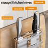knives holder304 stainless steel knives holder with Drip Top panfor kitchen over the sinkKnife Block Cutting Board Organizer for Home