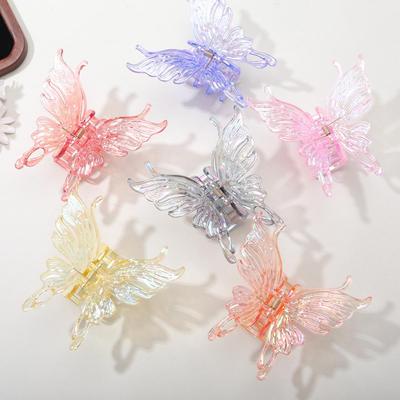Korean Style Large Hollow Butterfly Hair Clip for Women - Super Fairy Headdress Updo Claw Clip