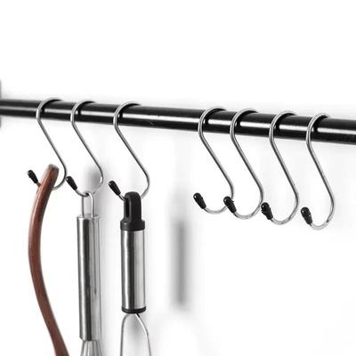 Für Kleidung Topf Pfanne Küchenhaken Verschluss Halter Neu 4 Stück/Los S-förmige Haken Edelstahl Aufhänger Verschluss Gestell