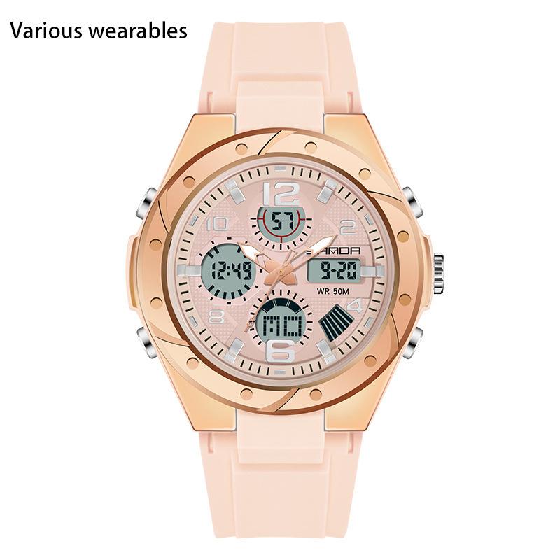 New Harajuku Style Skull Waterproof Men's Electronic Multi-Function Electronic Watch Outdoor Sports Men's Watch