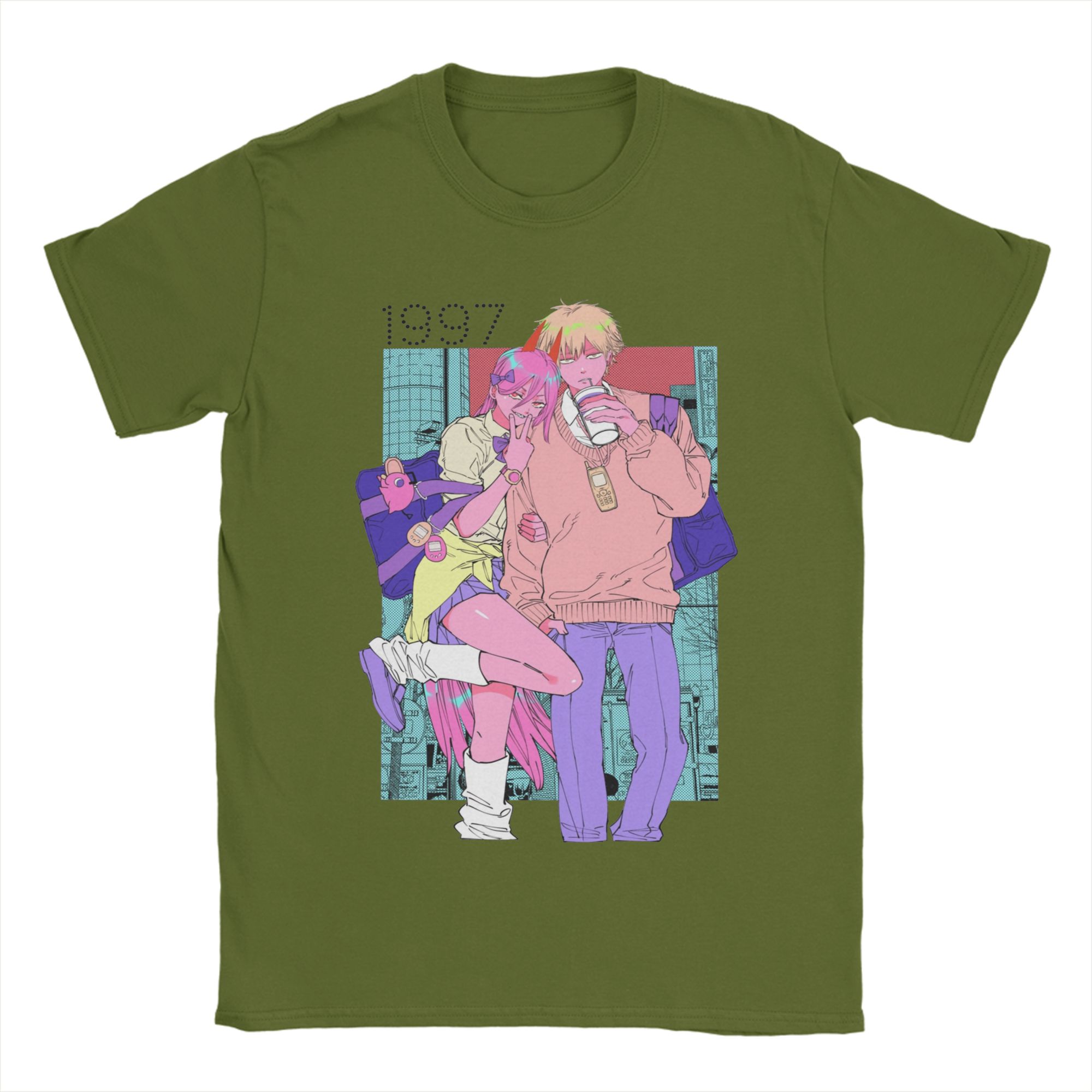 

Men Chainsaw Man Lofi T Shirt Denji Anime Pochita Makima 100% Cotton Clothing Unique Short Sleeve O Neck Tee Shirt New T-Shirt 4XL