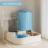 Cat Water Dispenser, Automatic Cat Food Feeder, Integrated Water Feeder, Cat Water Flow Circulation, Pet Water Dispenser