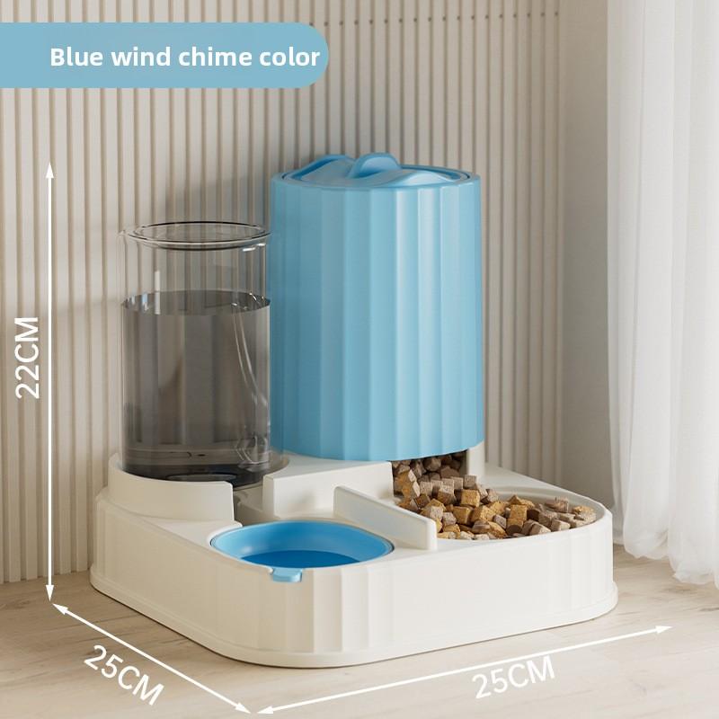 Cat Water Dispenser, Automatic Cat Food Feeder, Integrated Water Feeder, Cat Water Flow Circulation, Pet Water Dispenser