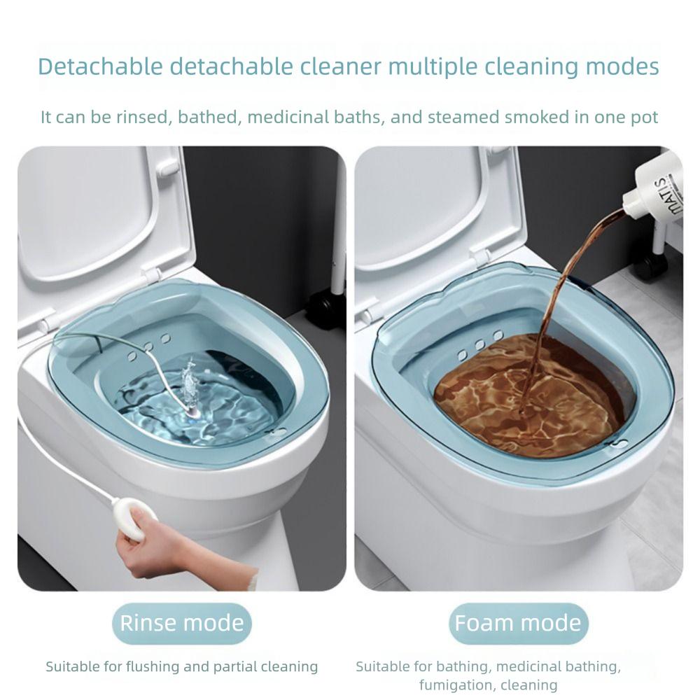 Plastic Medicine Fumigation Basin Multicolor Bidet Rinser Thicken Toilet Sitz Bath  Pregnant Woman