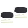 2 Set Replacement Headband Pad Kit High Resilience Headphone Headband Cover Replacement Set for WH-1000XM2