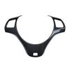 Carbon Fiber Look Interior Steering Wheel Panel Cover Trim Sticker For BMW 3 Seires E90 E91 E92 E93 2005-2012 Advance Versions