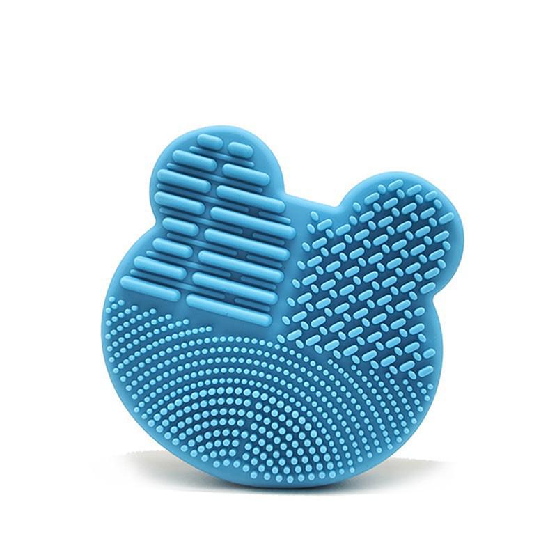 Mickey Herzförmiges Make-up-Pinsel-Reinigungspad & Trockenschwamm-Werkzeug