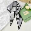 Long Silk Scarf Bag Tie Lady Neck Skinny Scarves Hairband Foulard Horse Print Brand Lady Neckerchief Ribbon Women Accessories
