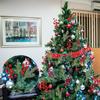 60x Christmas Artificial Pine Branches Red Berry Greenery Pine Picks Home Decor