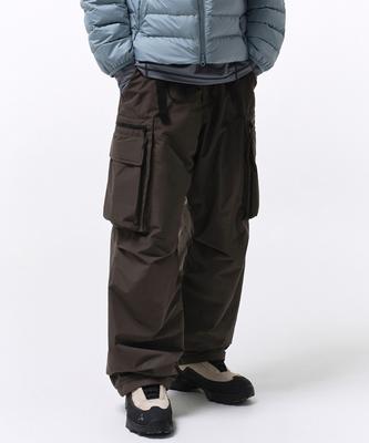 [City Leisure] Padded Belted Cargo Pants [Mud Grey]