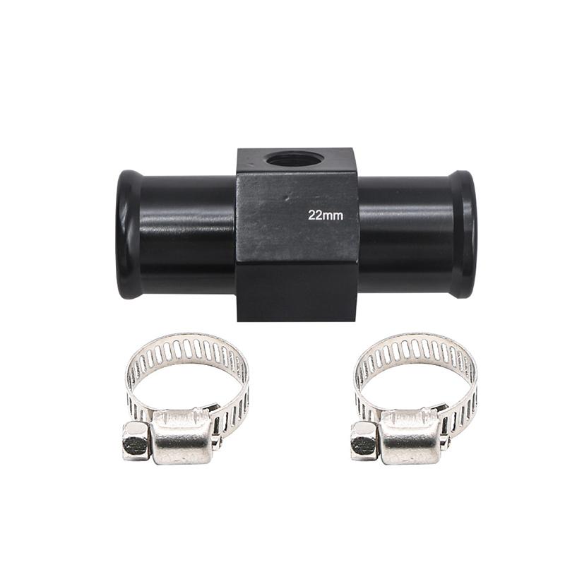 Water Temp Gauge Radiator Sensor Joint Pipe Hose Water Temperature Adapter Aluminium Alloy For Car Truck Motorcycle Size 18-40mm