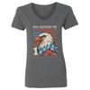 No Kings In America Since 1776 - Bald Eagle Freedom Ladies' V-Neck Tshirt Unisex T-Shirt