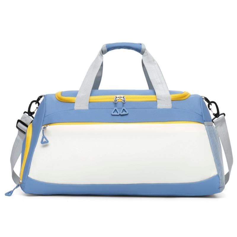 Relaxing Large-capacity Fresh Color-matching Trendy Shoulder Bag with Side Strap