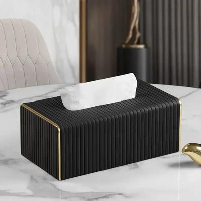Home Decoraction Luxury European Style Tissue Box,High Quality Leather Tissue Holder,Hotel Living Room  Home Decor Tissue Boxes