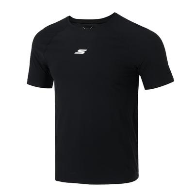 Fashion Sports Series Comfortable Breathable Casual Running Training Short Sleeve T-Shirt Unisex Tops Black P224U046-03K8