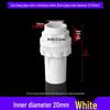 PVC Fish Tank Inlet/Outlet Waterproof Connector with Extended Male/Female Threads