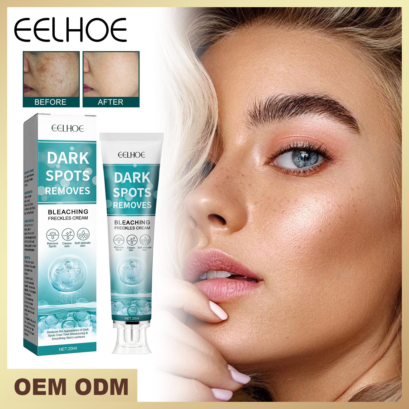 

Eelhoe Отбеливающий крем от веснушек Удаляет меланодермию Темные пятна Осветляет меланин Средство для удаления меланодермии Увлажняющий осветляет Уход за кожей лица