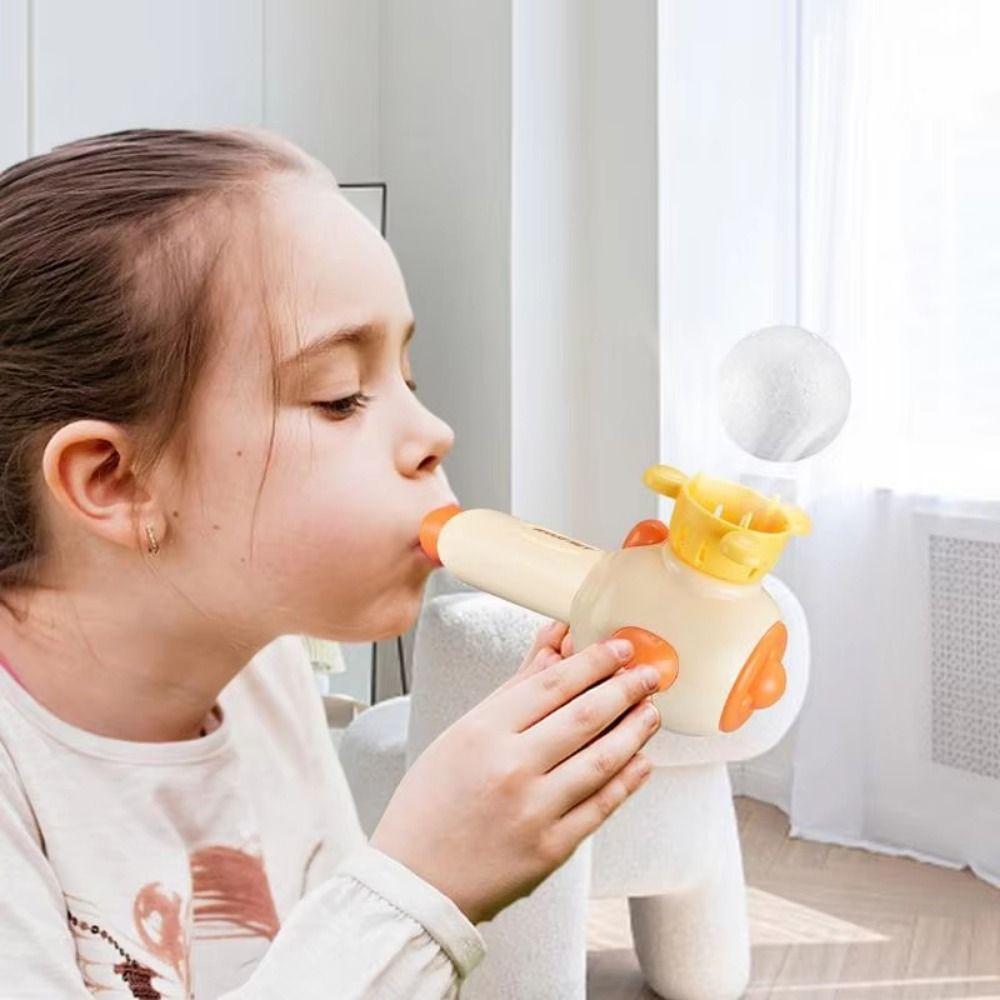 Funny Balloon Launcher Toy 3-in-1 Educational Toys Children Toys Breathing Exerciser Toys Toddler