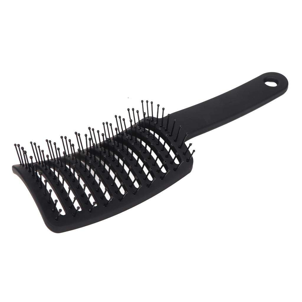 Curved Vented Detangling Hair Brush Universal Hollow ABS Handle Vent Detangler Brush for Salon