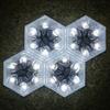 Solar Tile Lights, Outdoor Waterproof Garden Lights, Courtyard Step Atmosphere, Hexagonal Buried Lighting Fixtures