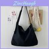 Canvas Tote Bag With Zipper Closure For Daily Use And Travel