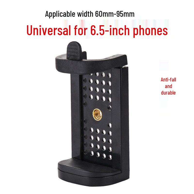Multi-Angle Phone & Tablet Selfie Tripod Stand with Universal Screw Clip