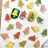 Pack of 20 Luxury Resin Nail Charms Christmas Tree Nail Art Gems for Long Lasting DIY Manicure Use Festive Event