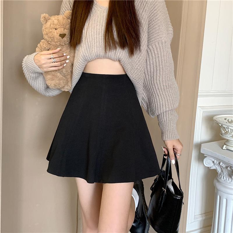 

Hip-Covering Slimming Skirt for Petite Women Summer Fashion Striped Pleated Skirt Youthful A-Line Casual All-match Versatile Short Skirt 4XL