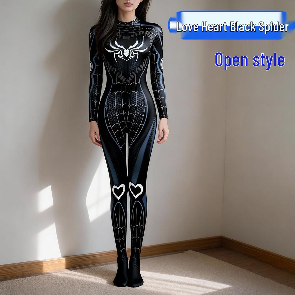 Spider-Man Halloween Adult Bodysuit Asuka Cosplay Jumpsuit Rei Ayanami Uniform XL