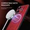 For POCO F6 F6 Pro PU Leather Magnetic Ring Soft Edge Anti-Drop Anti-Fingerprint Phone Case