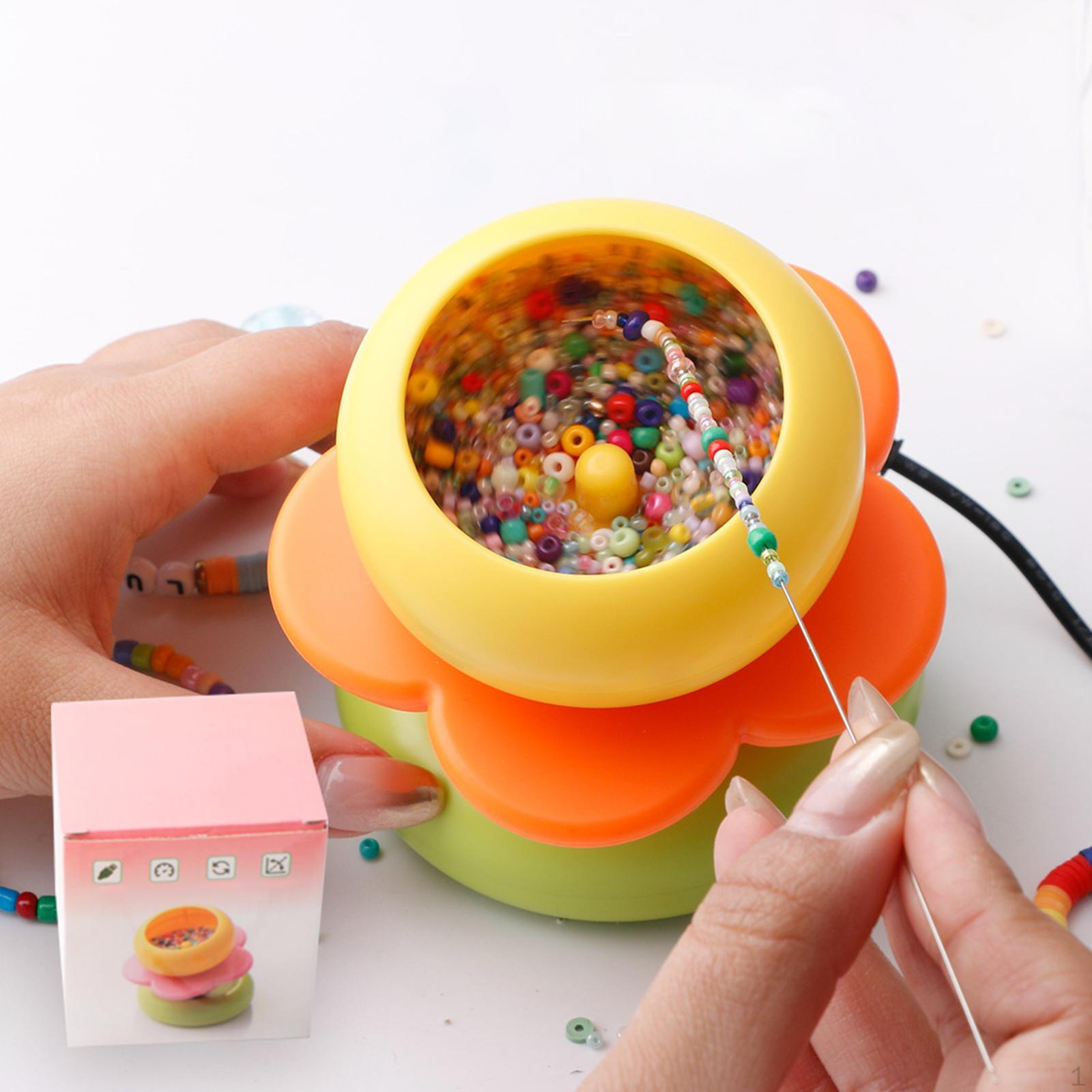 

Чаша для бисероплетения, инструменты для изготовления браслетов, ожерелий, нанизывания оранжевый