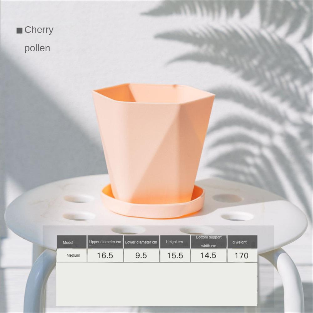 Practical Water-saving Tray Compression Extrusion Simple Temperament Ventilation Hole Design Flower Pots And Planting Flowerpot