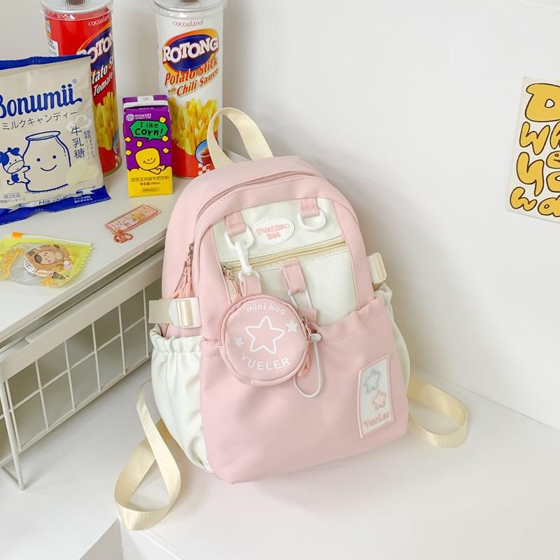 

Школьный рюкзак новый, высокой стоимости, в студенческом стиле, свежий и милый, рюкзак для учеников средней школы, легкий, большой вместимости